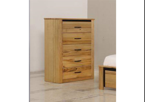 GARDNER  5 DRAWER TALLBOY - AS PICTURED