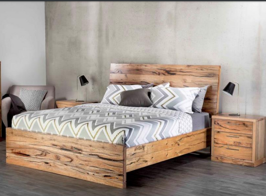 ATLANTA QUEEN 5 PIECE (DRESSER)  BEDROOM SUITE - (MODEL-1-12-9-14-7-1) - AS PICTURED