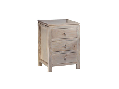 OZARK (AUSSIE MADE) 4 DRAWER JUMBO BEDSIDE TABLE - 700(H) x 600(W) - ASSORTED PAINTED COLOURS