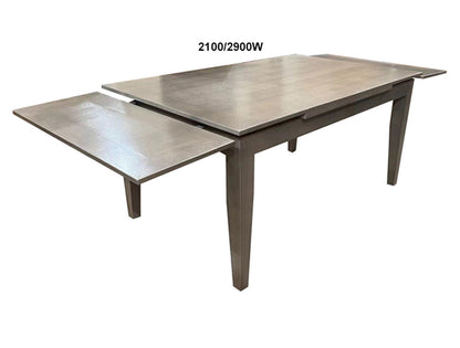TOMMY (AUSSIE MADE) TWIN EXTENSION DINING TABLE COLLECTION - TASSIE OAK COMBINATION - ASSORTED STAINED COLOURS - STARTING FROM $2699