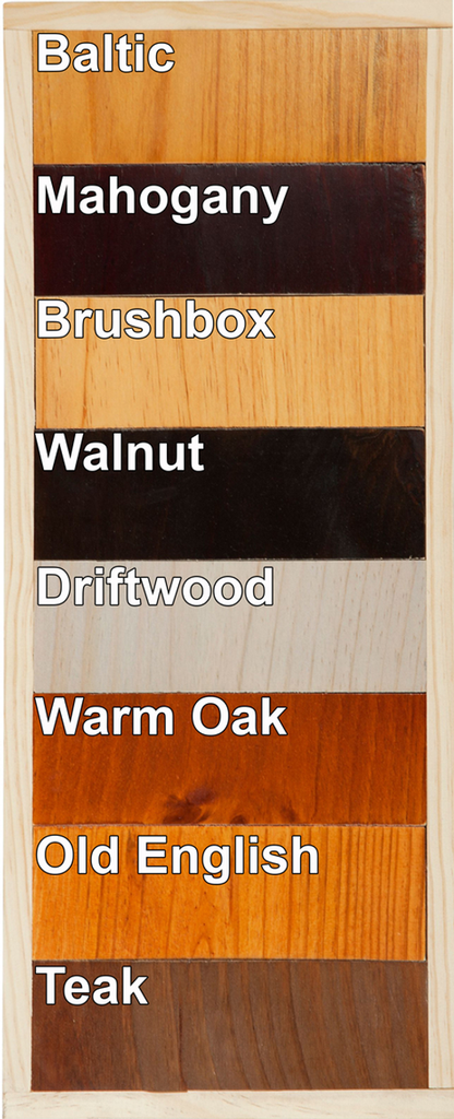 DOUBLE OR QUEEN BUSTIN (AUSSIE MADE) 6 PIECE (THE LOT) BEDROOM SUITE - ASSORTED STAINED COLOURS