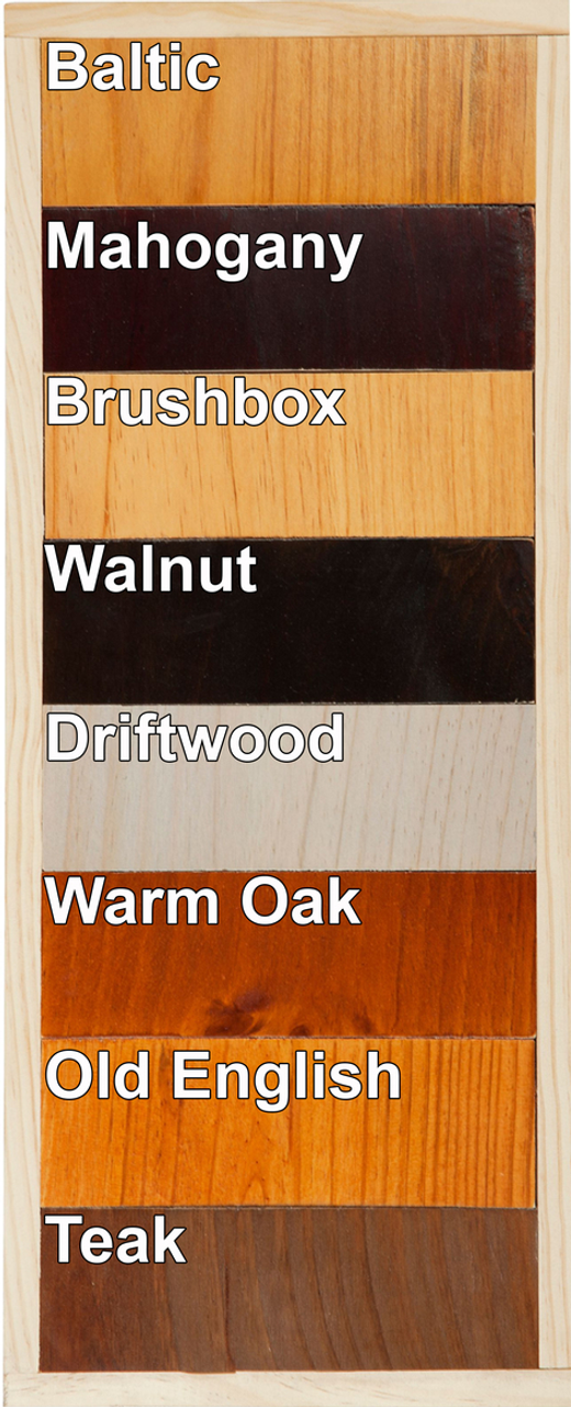 DOUBLE OR QUEEN BUSTIN (AUSSIE MADE) 5 PIECE (DRESSER) BEDROOM SUITE - ASSORTED STAINED COLOURS
