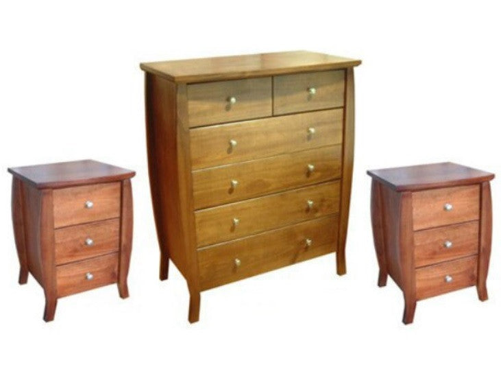 Monteray (AUSSIE MADE) 3 Piece Chest Set (6+3+3) - Assorted Colours