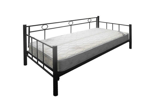 TUBECO  SINGLE METAL DAYBED - ASSORTED COLOURS