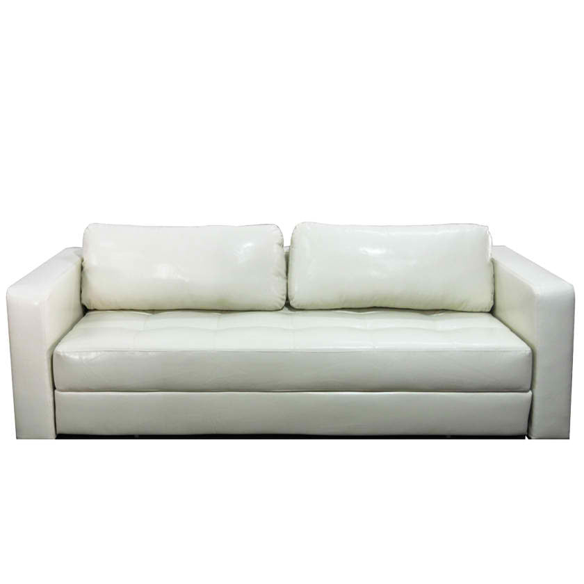 Tokyo (DA92) Leatherette Sofa Bed - Shiny White