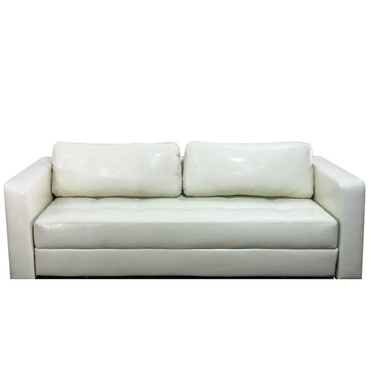 Tokyo (DA92) Leatherette Sofa Bed - Shiny White