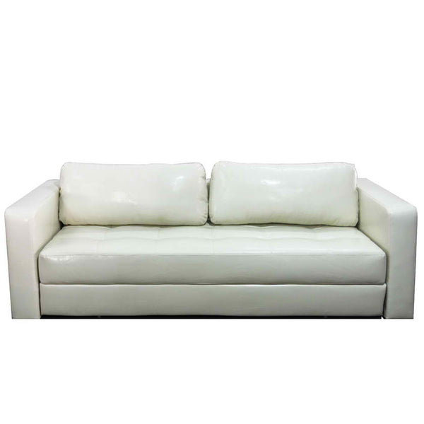 TOKYO (DA92) LEATHERETTE SOFA BED - SHINY WHITE