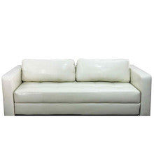 TOKYO (DA92) LEATHERETTE SOFA BED - SHINY WHITE
