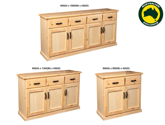 Tommy (AUSSIE MADE) Buffet Collection - Assorted Stained Colours