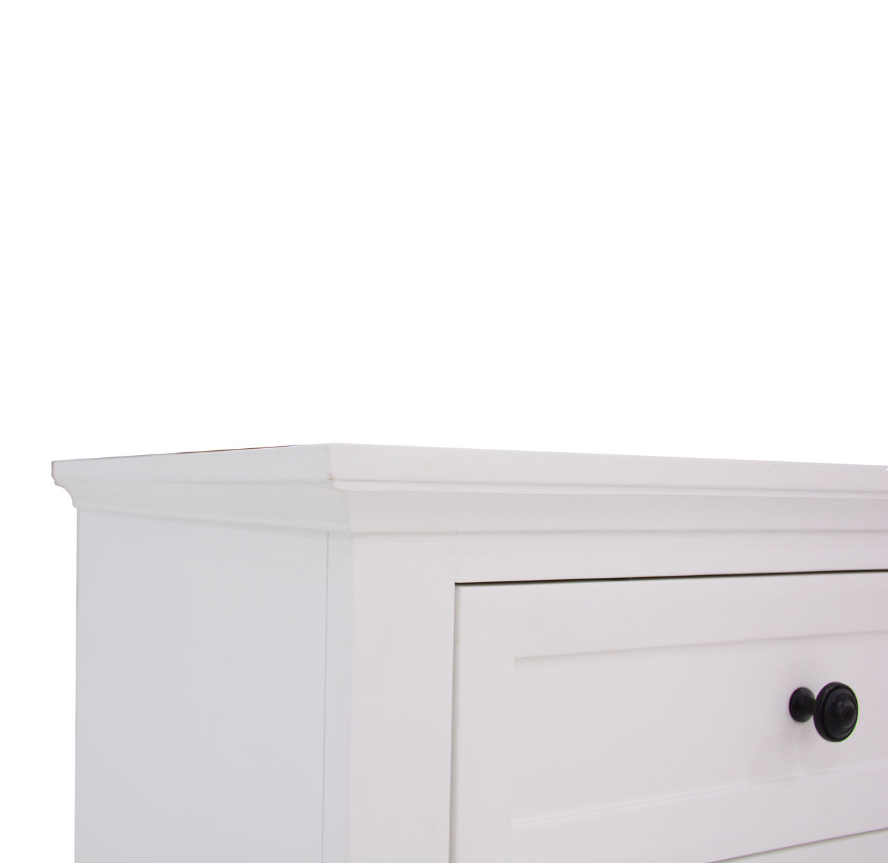 CHANELLE KING 4 PIECE (TALLBOY) BEDROOM SUITE (22-9-5-14-14-1) - WHITE