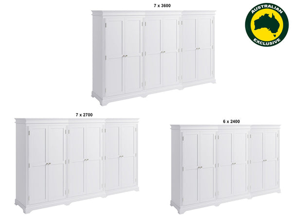 TORRIDGE (AUSSIE MADE) 6 DOOR PANTRY COLLECTION - ASSORTED PAINTED COLOURS - STARTING FROM $4799