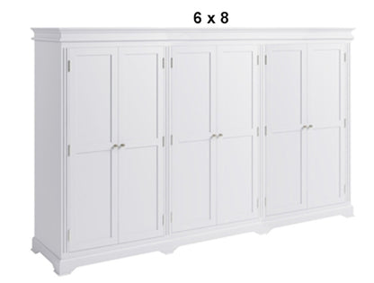 TORRIDGE (AUSSIE MADE) 6 DOOR PANTRY COLLECTION - (4 SECTION) - ASSORTED PAINTED / STAINED COLOURS - STARTING FROM $3999