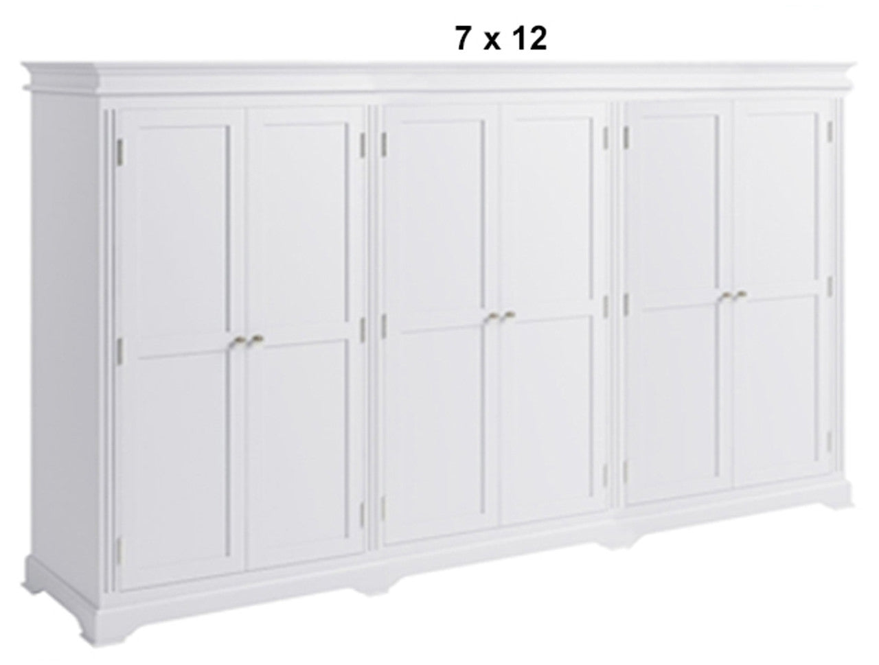TORRIDGE (AUSSIE MADE) 6 DOOR PANTRY COLLECTION - (4 SECTION) - ASSORTED PAINTED / STAINED COLOURS - STARTING FROM $3999