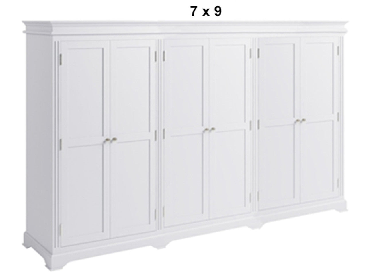 TORRIDGE (AUSSIE MADE) 6 DOOR PANTRY COLLECTION - (4 SECTION) - ASSORTED PAINTED / STAINED COLOURS - STARTING FROM $3999