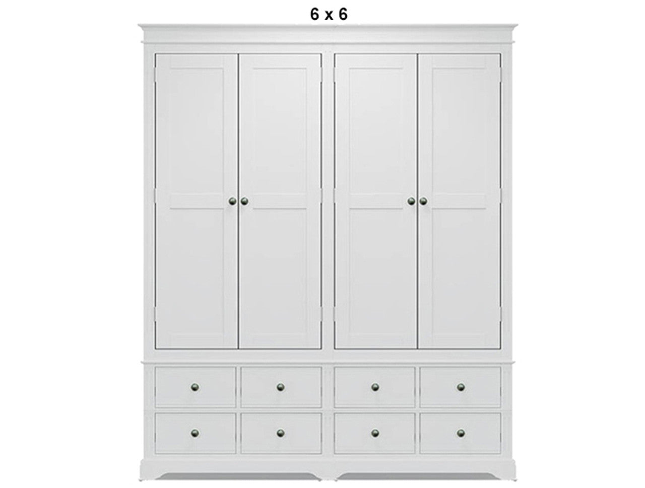 TORRIDGE (AUSSIE MADE) 4 DOOR / 8 DRAWER WARDROBE COLLECTION - ASSORTED PAINTED COLOURS - STARTING FROM $2999
