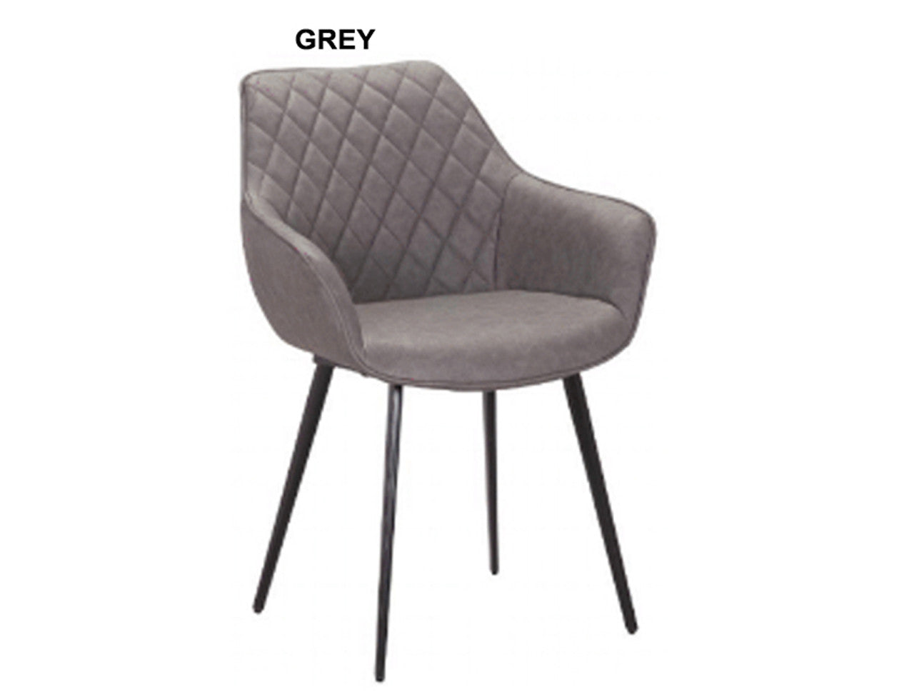 TOULOUSE LEATHERETTE DINING CHAIR - ASSORTED COLOURS