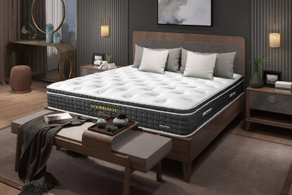 King Treasure Eurotop Pocket Spring + Latex + 360° Box - Medium