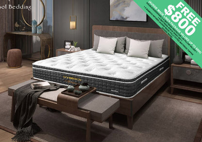 DOUBLE TREASURE EUROTOP POCKET SPRING + LATEX + 360° BOX - FIRM