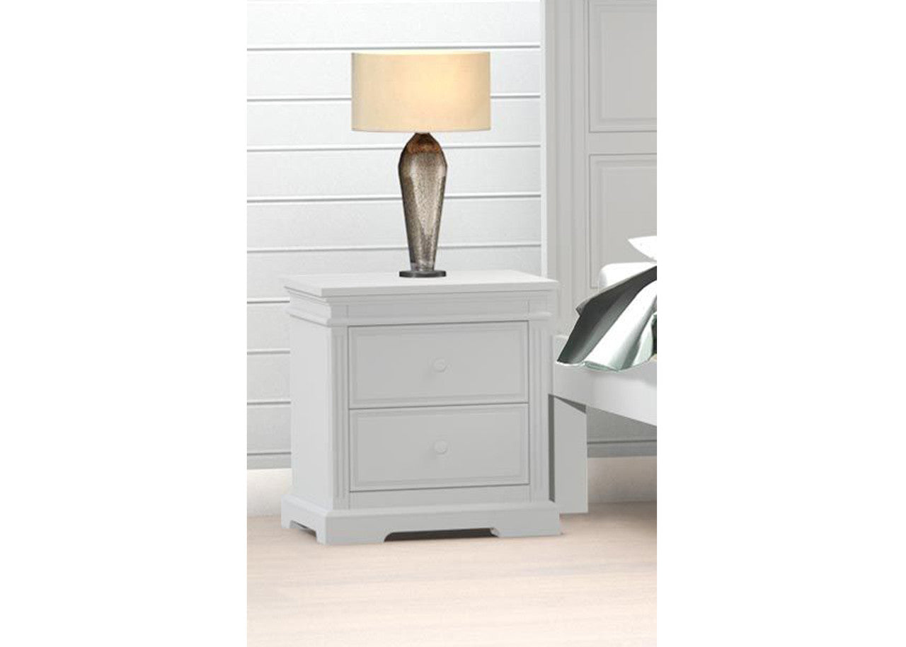 Tudor (CUSTOM MADE) 2 Drawer Bedside Table - Assorted Colours