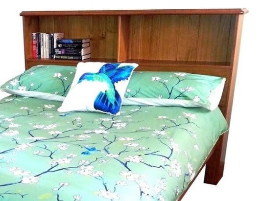 Queen Bookend Deluxe Bedhead Only (AUSSIE MADE) - Assorted Stained Colors