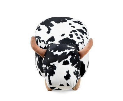 COW ANIMAL KIDS STOOL - BLACK & WHITE