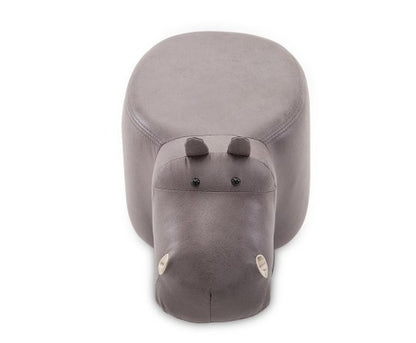 HIPPO ANIMAL KIDS STOOL - GREY