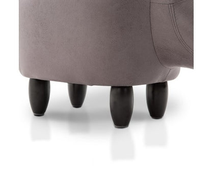 HIPPO ANIMAL KIDS STOOL - GREY
