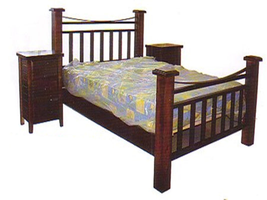 QUEEN WARRIOR (AUSSIE MADE) BED - ASSORTED COLOURS