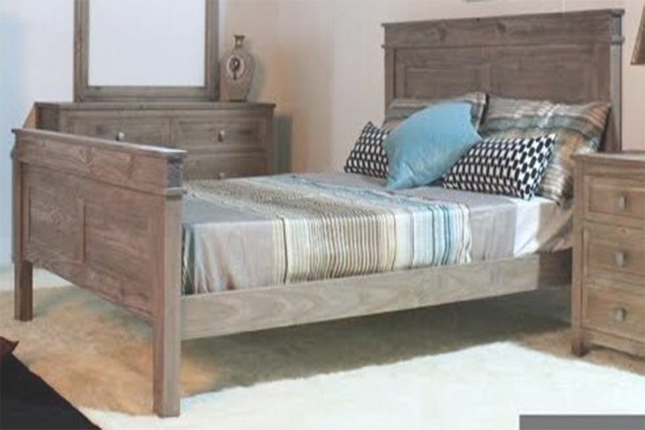 Queen Boston Bed - As Pictured
