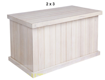 URBAN (AUSSIE MADE) EXTRA LARGE WITH LINED SIDES / SMOOTH TOP BLANKET BOX COLLECTION - ASSORTED PAINTED COLOURS