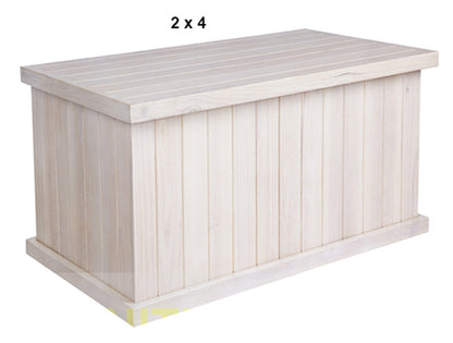 URBAN (AUSSIE MADE) EXTRA LARGE WITH LINED SIDES / SMOOTH TOP BLANKET BOX COLLECTION - ASSORTED PAINTED COLOURS