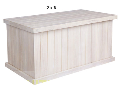 URBAN (AUSSIE MADE) EXTRA LARGE WITH LINED SIDES / SMOOTH TOP BLANKET BOX COLLECTION - ASSORTED PAINTED COLOURS