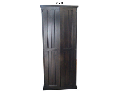 URBAN (AUSSIE MADE)  2 DOOR FLAT TOP PANTRY COLLECTION - ASSORTED STAINED COLOURS - STARTING FROM $499