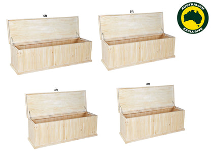 URBAN (AUSSIE MADE) STORAGE BOX LINED SIDES / SMOOTH TOP COLLECTION - RAW