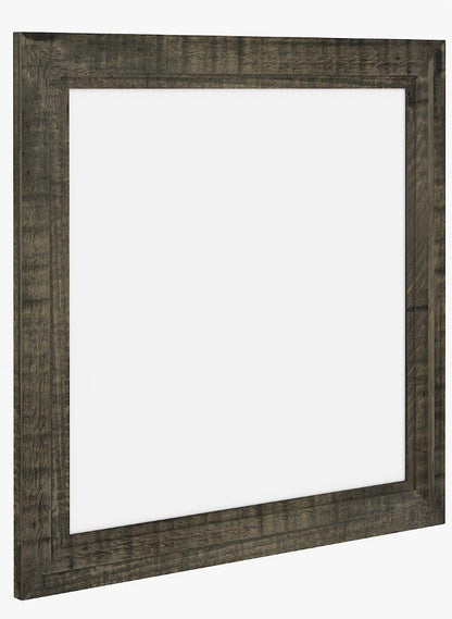 MUNICH 6 DRAWER DRESSER WITH MIRROR - GREY STONE