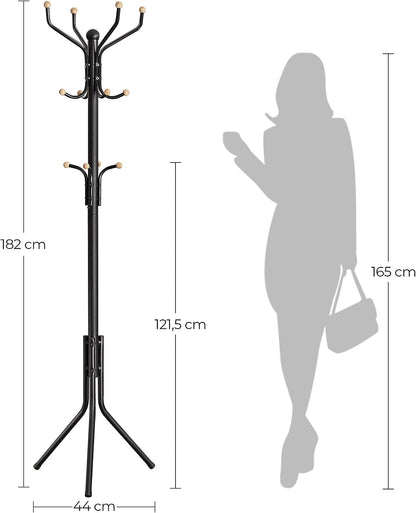 Leane Metal Hat Stand - Black