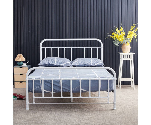 DOUBLE MARLEY METAL BED - ASSORTED COLOURS