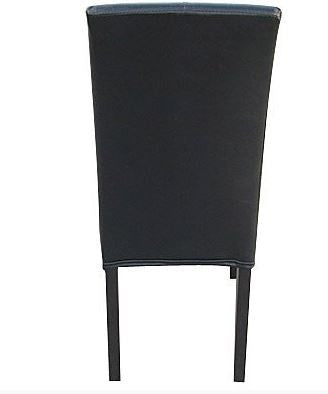 PANCHEX  (US01M)  BYCAST  LEATHER  DINING CHAIR SET x 2  - BLACK