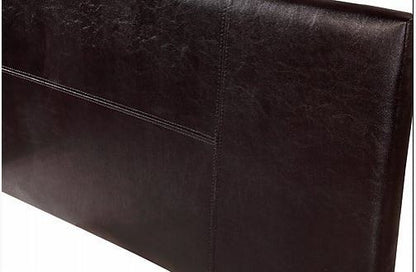 DOUBLE LEATHERETTE BEDHEAD (ING-HB-04/05/06)  -  BROWN, BLACK OR WHITE