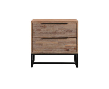 GAILE KING 4 PIECE (TALLBOY) BEDROOM SUITE - LIGHT OAK