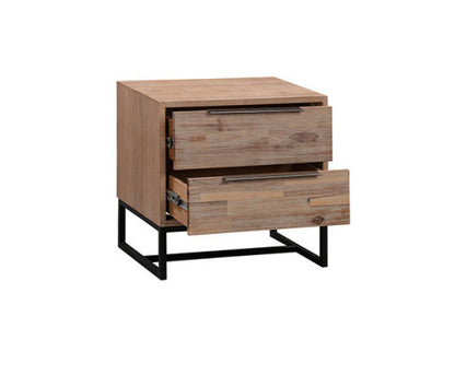 GAILE KING 4 PIECE (TALLBOY) BEDROOM SUITE - LIGHT OAK