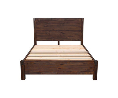 NOWRA QUEEN 3 PIECE (BEDSIDE) BEDROOM SUITE - CHOCOLATE