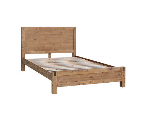 Nowra Queen 3 Piece (BEDSIDE) Bedroom Suite - Classic Oak