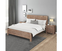 NOWRA KING 4 PIECE (TALLBOY) BEDROOM SUITE - CLASSIC OAK