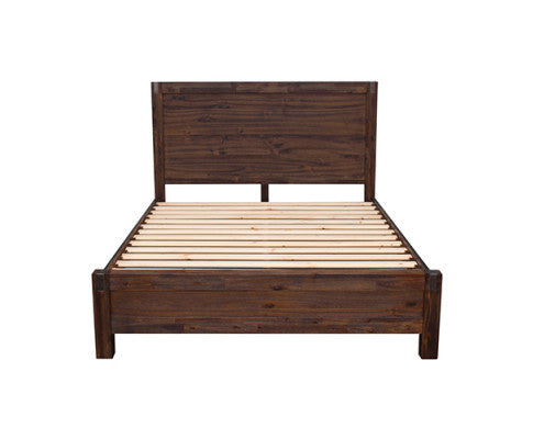 Nowra Queen 4 Piece (TALLBOY) Bedroom Suite - Chocolate