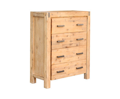 NOWRA KING 4 PIECE (TALLBOY) BEDROOM SUITE - CLASSIC OAK