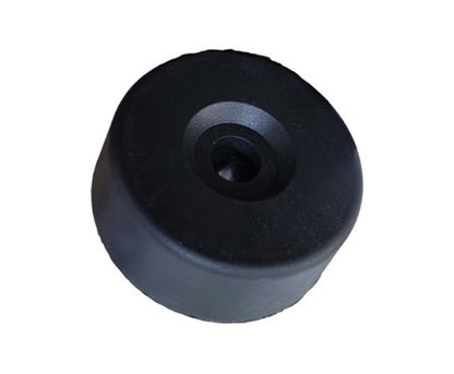 KING RIDGEN VELVET FABRIC BED FRAME WITH TUFTED BEDHEAD - DARK GREY