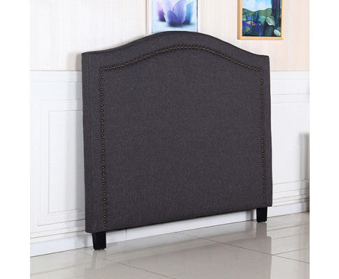 Kaylee Queen Fabric Headboard - Charcoal