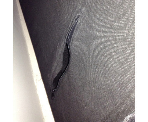 KAYLEE QUEEN FABRIC HEADBOARD - CHARCOAL