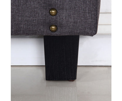 JEELOU QUEEN FABRIC HEADBOARD - CHARCOAL